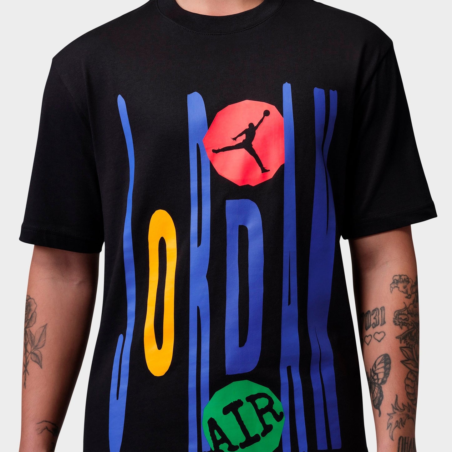 Men's Jordan Technicolor WM T-Shirt - Black