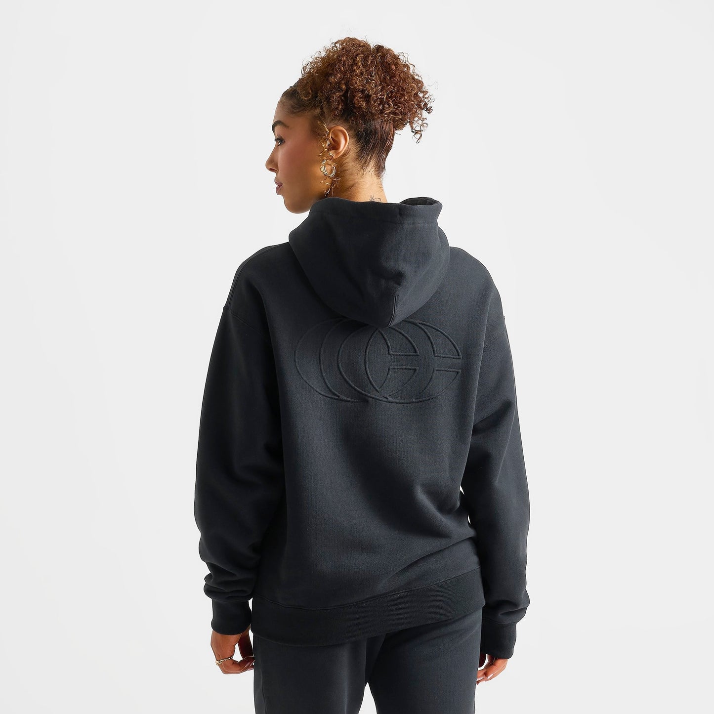 Women's Nike Caitlin Clark Premium Fleece Pullover Hoodie - Black/Sail