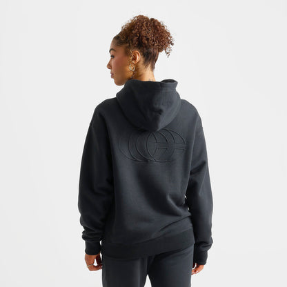 Women's Nike Caitlin Clark Premium Fleece Pullover Hoodie - Black/Sail