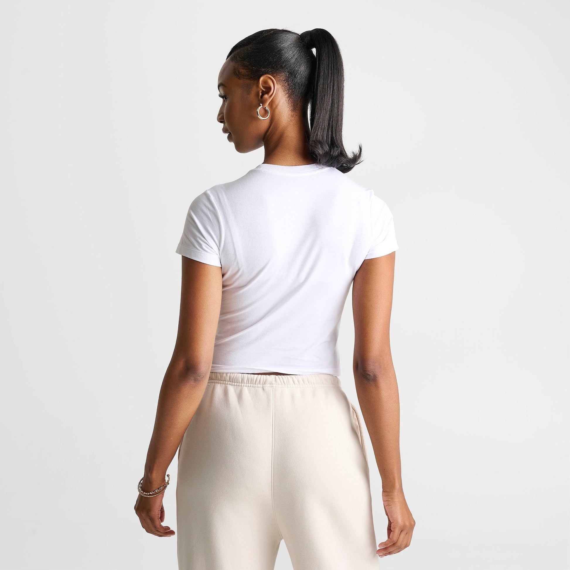 Women's Jordan Flight I Love MJ T-Shirt - White/Metallic Gold