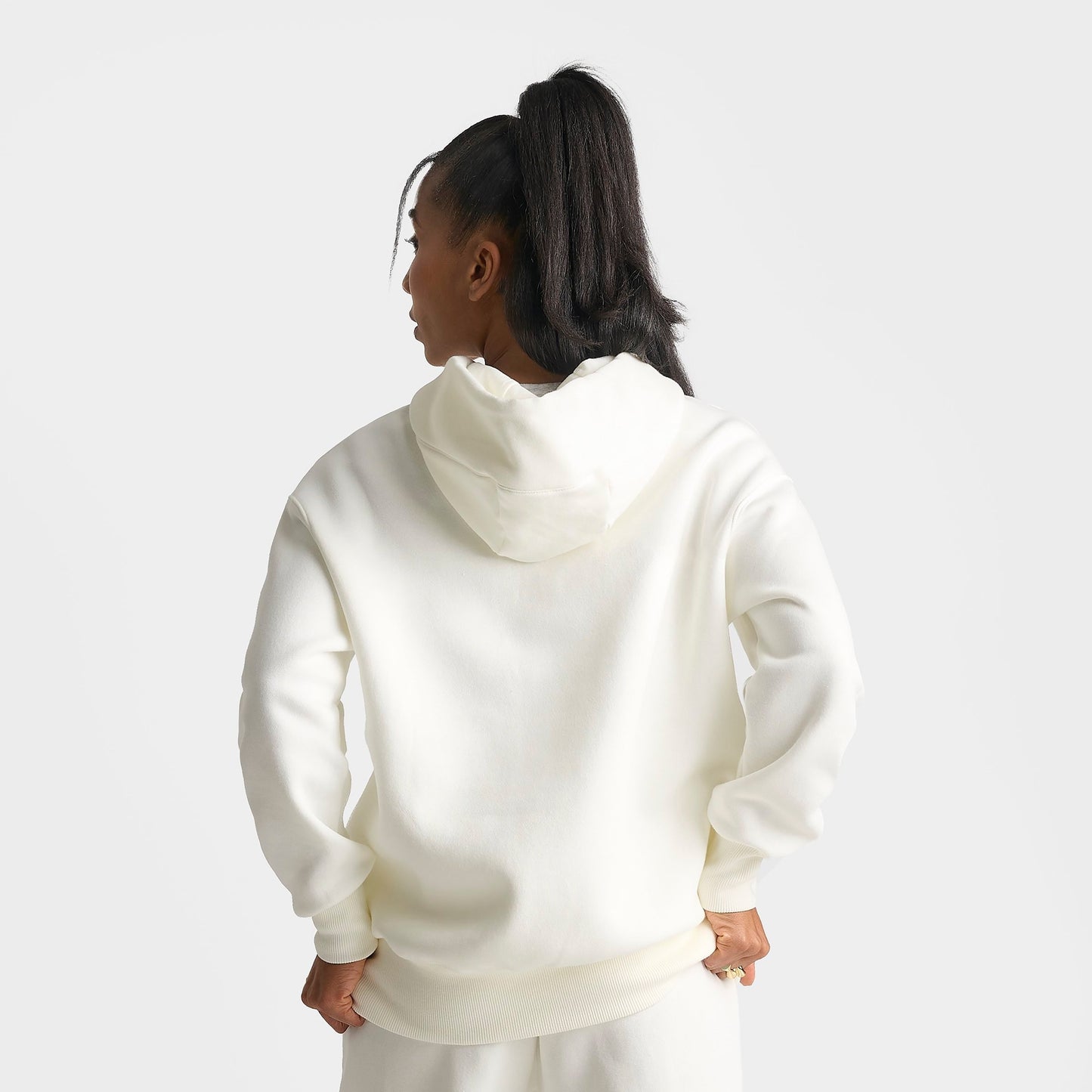Women's Nike Sportswear Phoenix Fleece Oversized Pullover Hoodie - Sail/Black