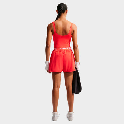 Women's Nike Pro Sculpt Medium-Support Padded Bra Tank - Light Crimson/White