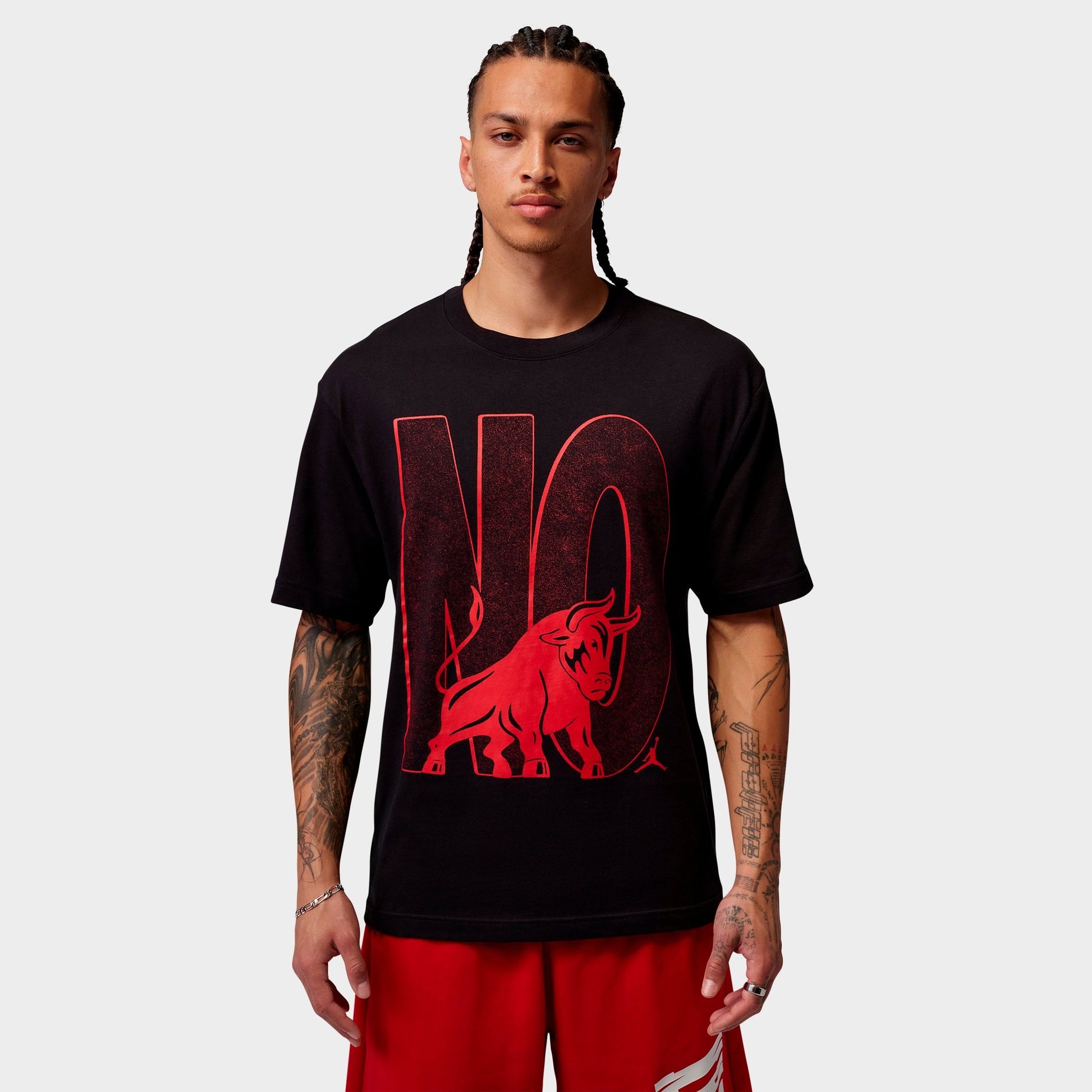 Men's Jordan Brooklyn Toro Graphic T-Shirt - Black