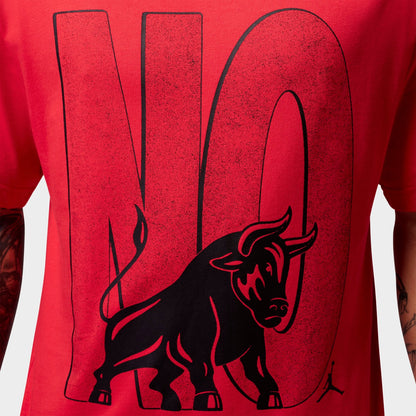 Men's Jordan Brooklyn Toro Graphic T-Shirt - Fire Red