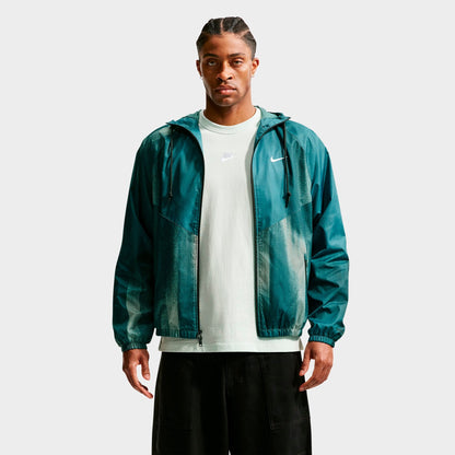 Men's Nike Windrunner Sunset Lined Jacket - Mineral Slate/White