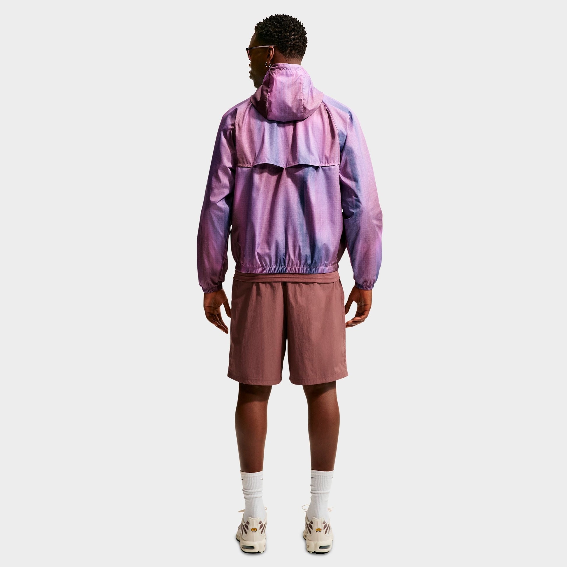 Men's Nike Windrunner Sunset Lined Jacket - Light Magenta/White