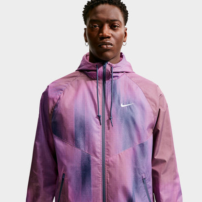 Men's Nike Windrunner Sunset Lined Jacket - Light Magenta/White