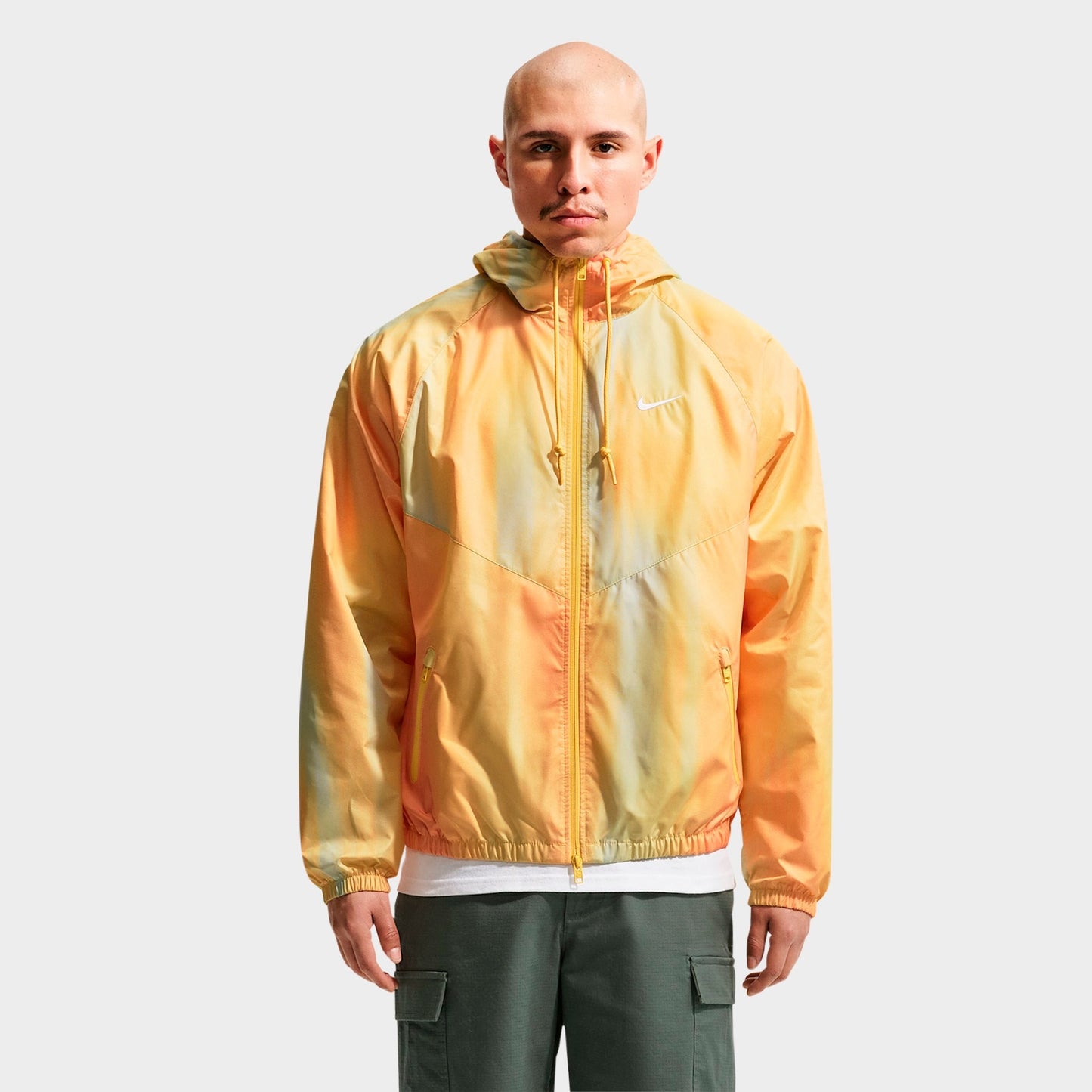 Men's Nike Windrunner Sunset Lined Jacket - Topaz Gold/White