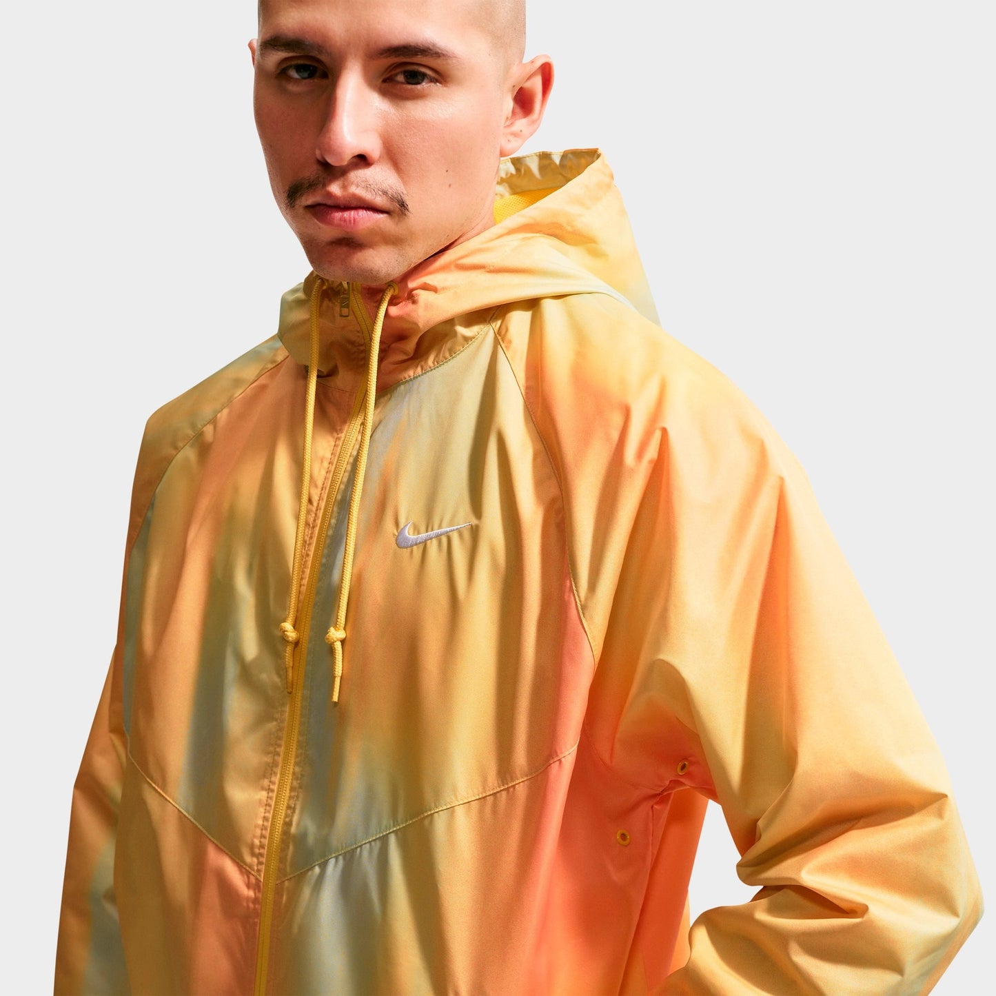 Men's Nike Windrunner Sunset Lined Jacket - Topaz Gold/White