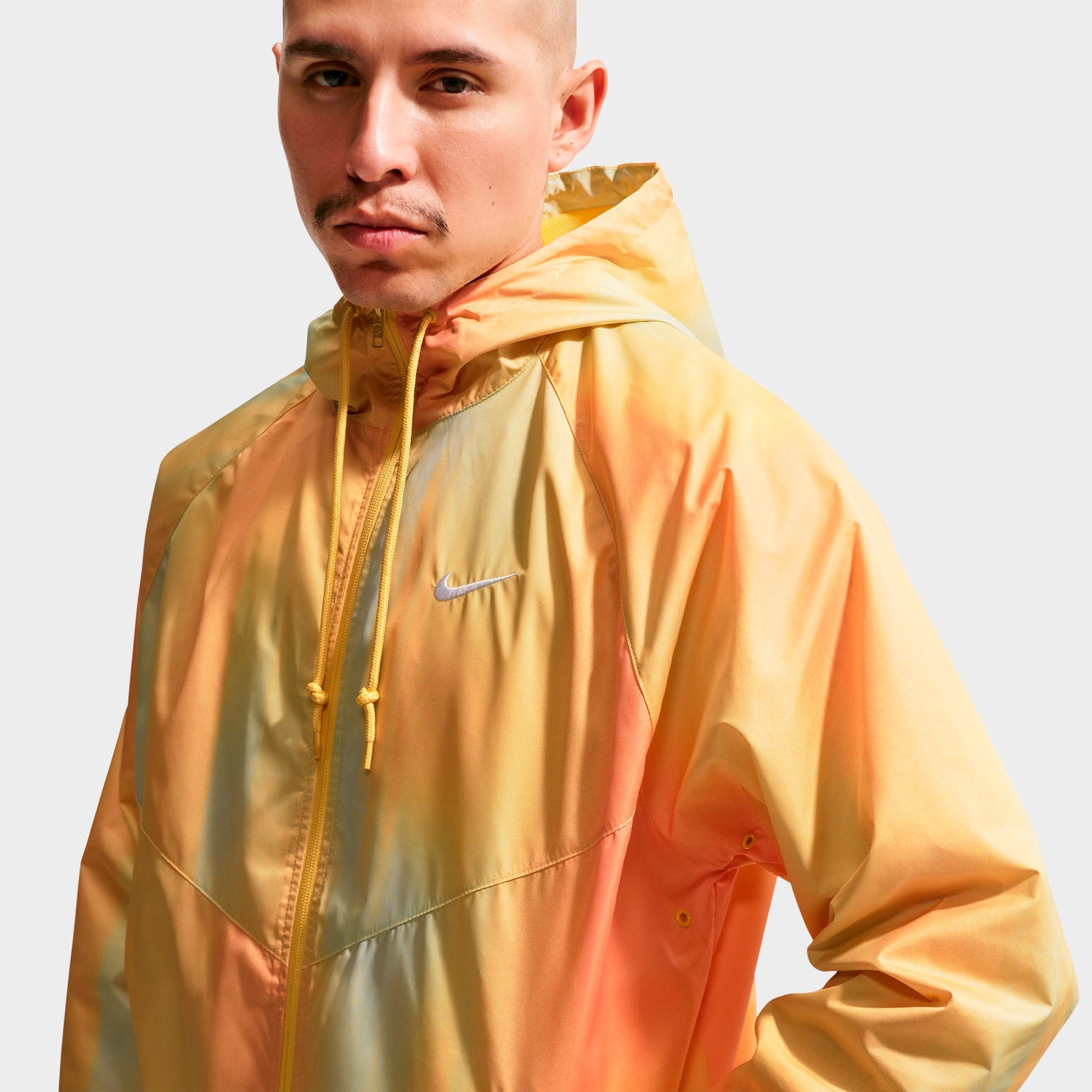 Men's Nike Windrunner Sunset Lined Jacket - Topaz Gold/White