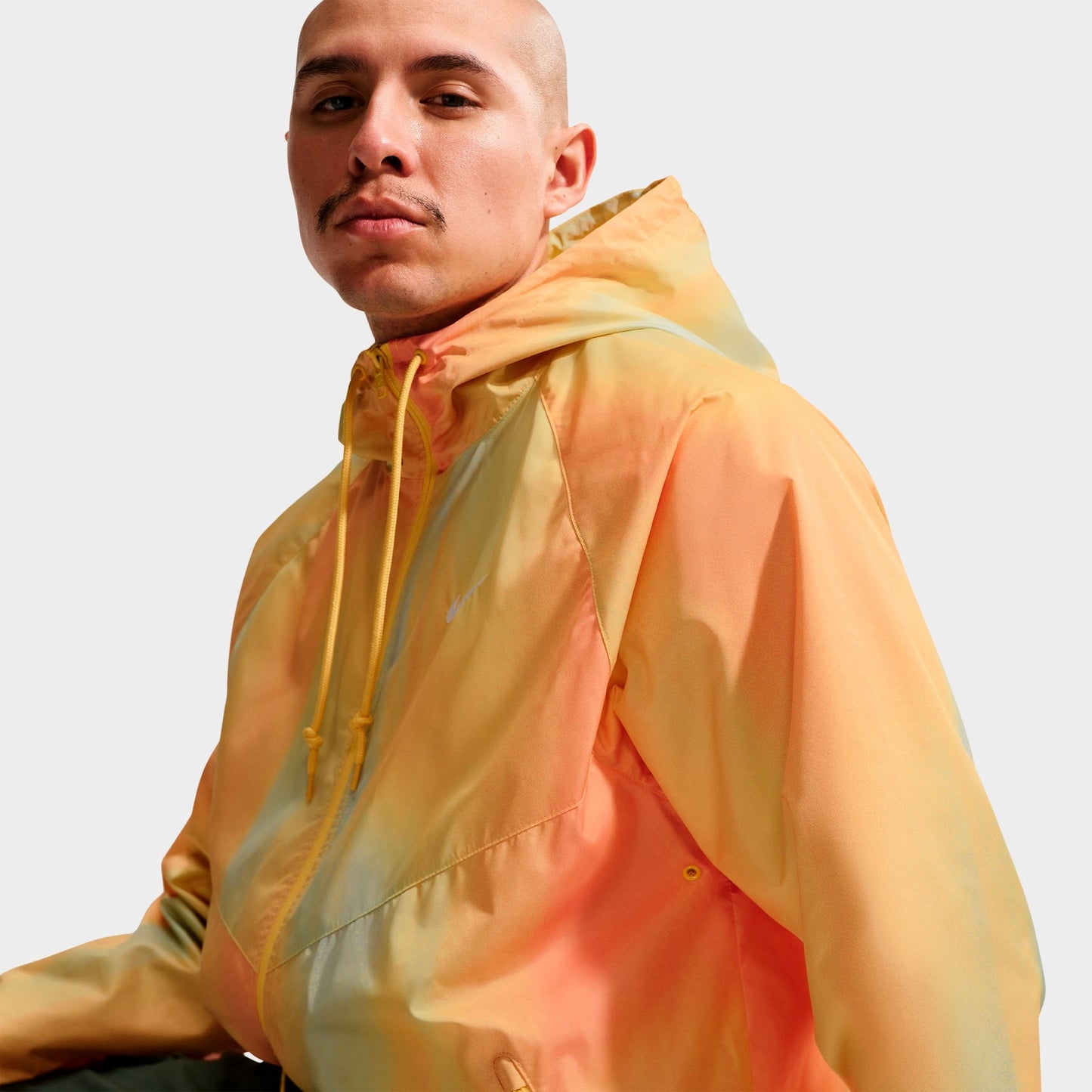Men's Nike Windrunner Sunset Lined Jacket - Topaz Gold/White