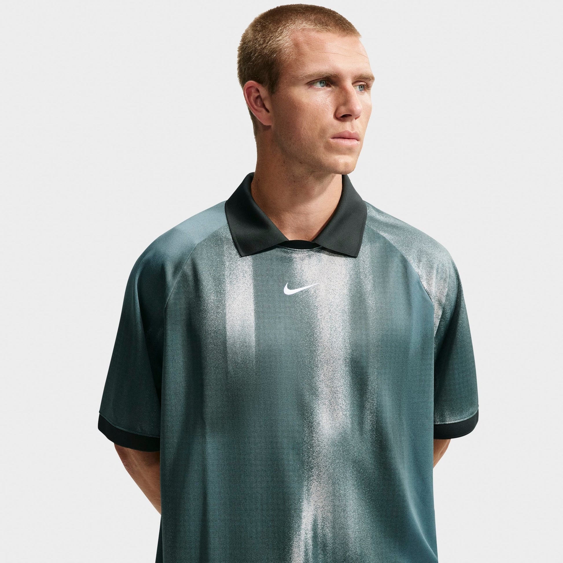 Men's Nike SB Sunset Dri-FIT Jacquard Skate Jersey - Mineral Slate
