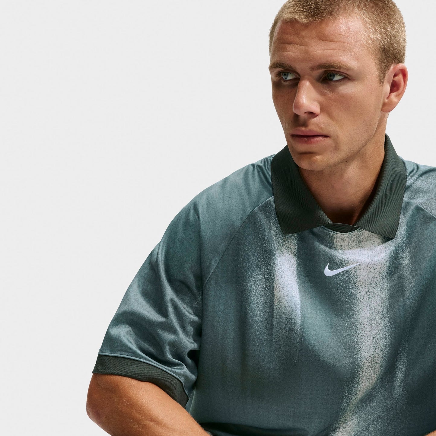 Men's Nike SB Sunset Dri-FIT Jacquard Skate Jersey - Mineral Slate