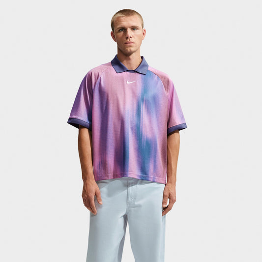Men's Nike SB Sunset Dri-FIT Jacquard Skate Jersey - Light Magenta