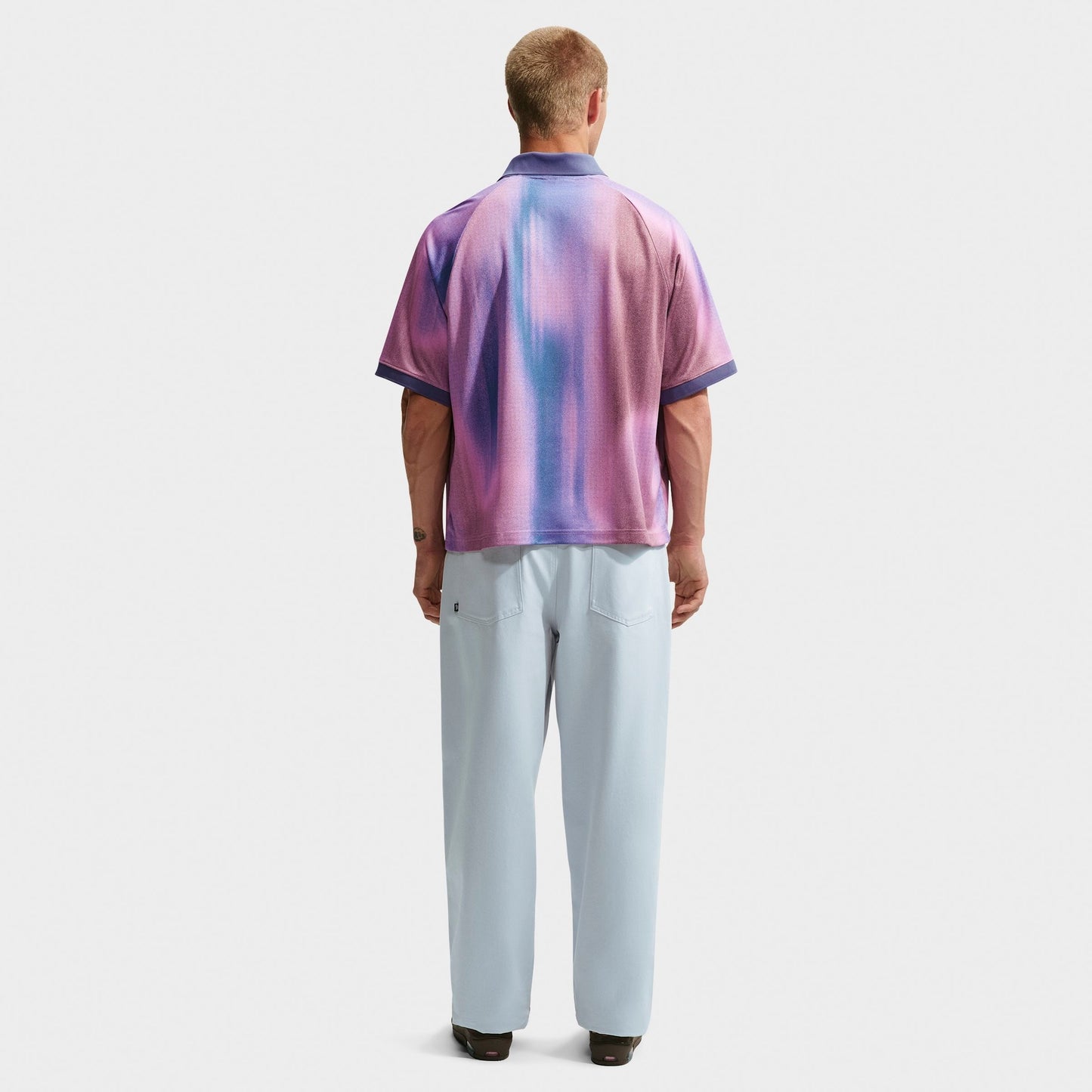 Men's Nike SB Sunset Dri-FIT Jacquard Skate Jersey - Light Magenta