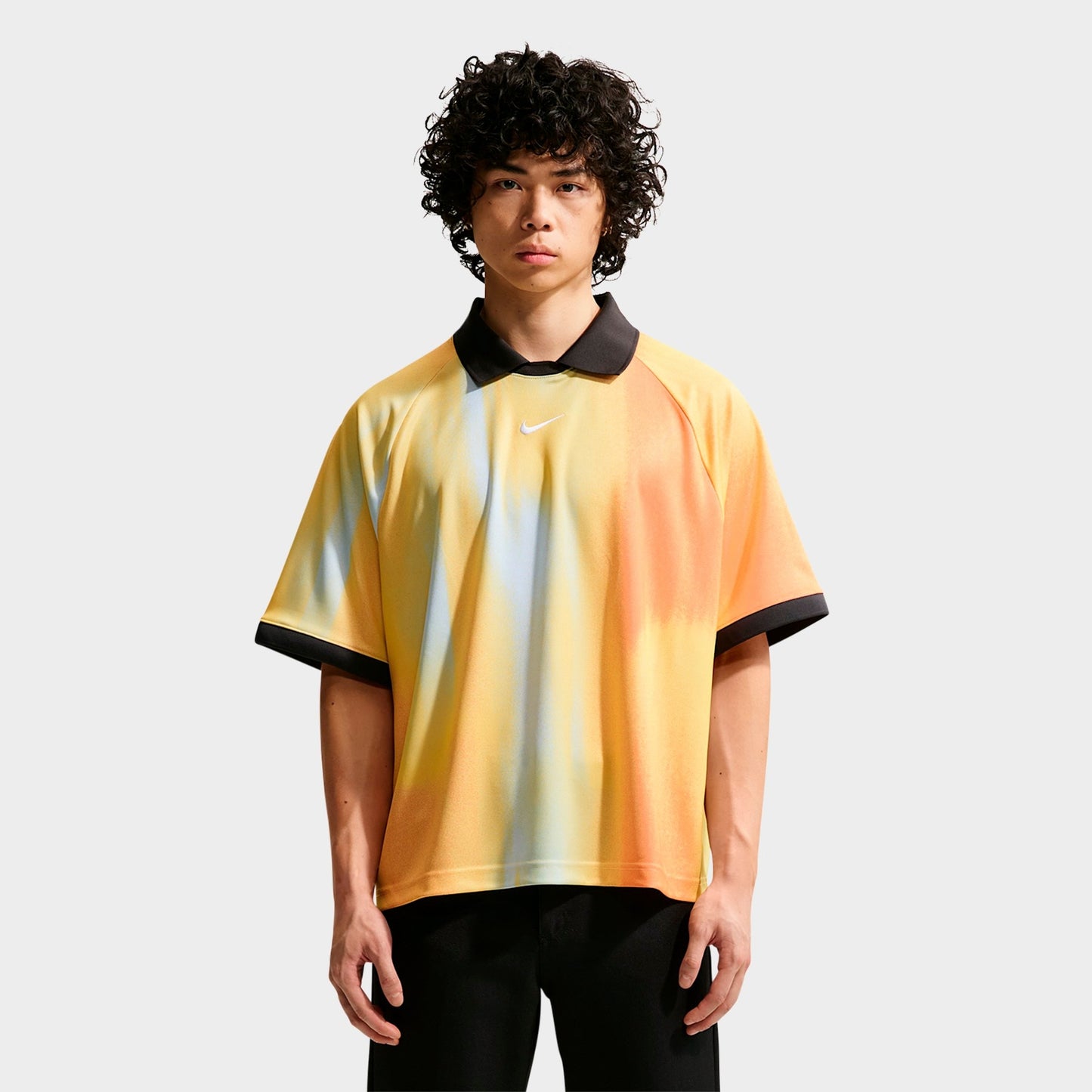 Men's Nike SB Sunset Dri-FIT Jacquard Skate Jersey - Topaz Gold