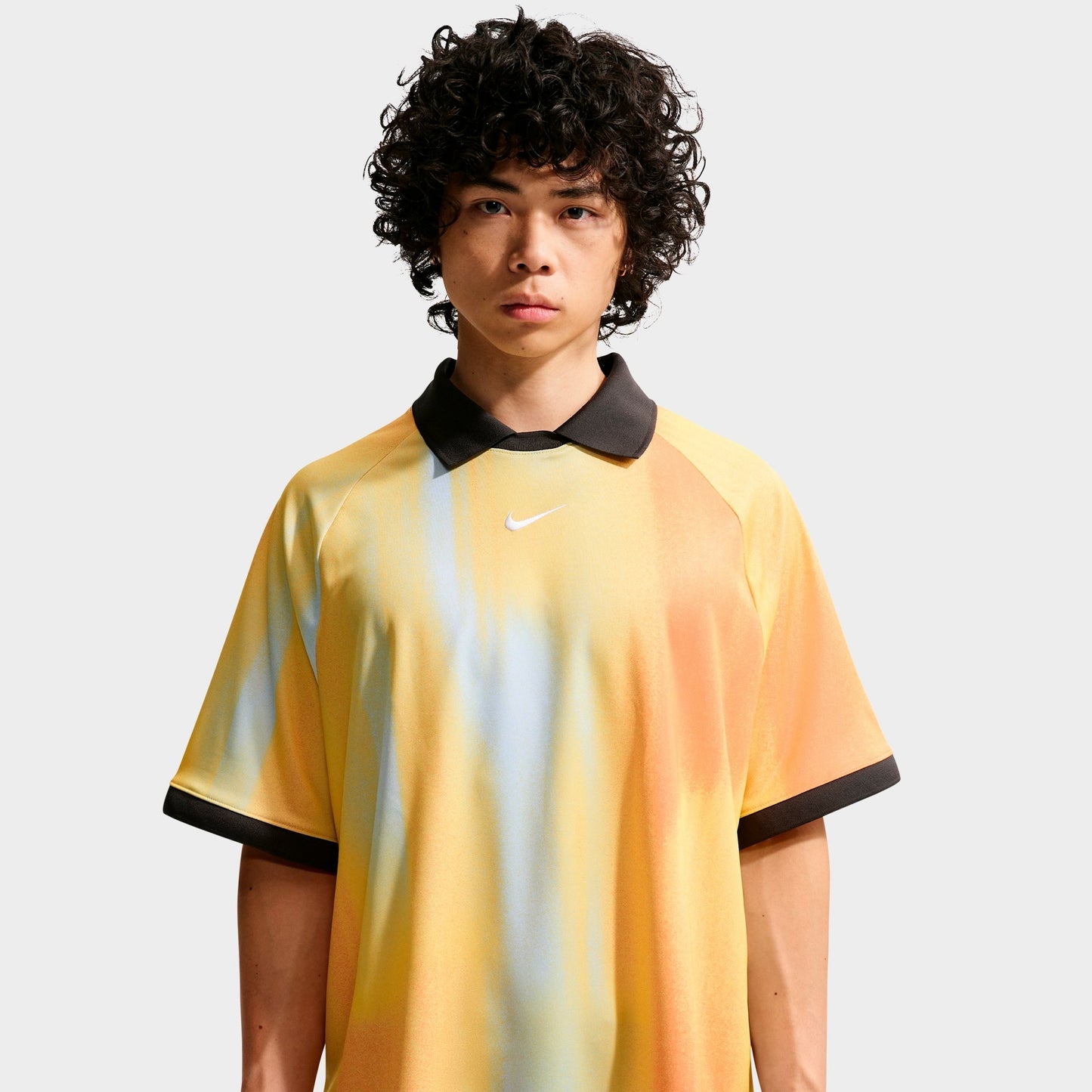 Men's Nike SB Sunset Dri-FIT Jacquard Skate Jersey - Topaz Gold