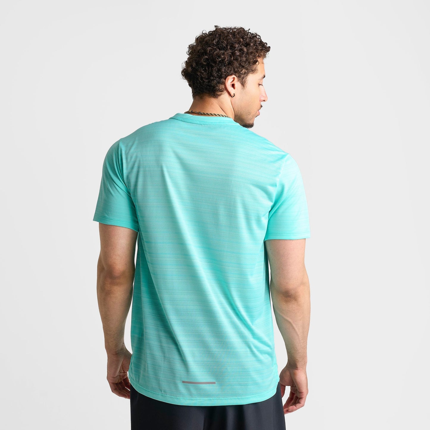 Men's Nike Miler Dri-FIT Running T-Shirt - Hyper Turquoise