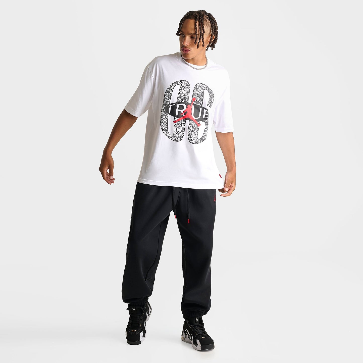 Men's Jordan Brooklyn True OG Graphic T-Shirt - White