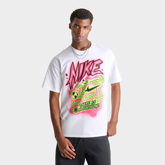 Men's Nike Sportswear No Finish Line Airbrush Graphic T-Shirt - White