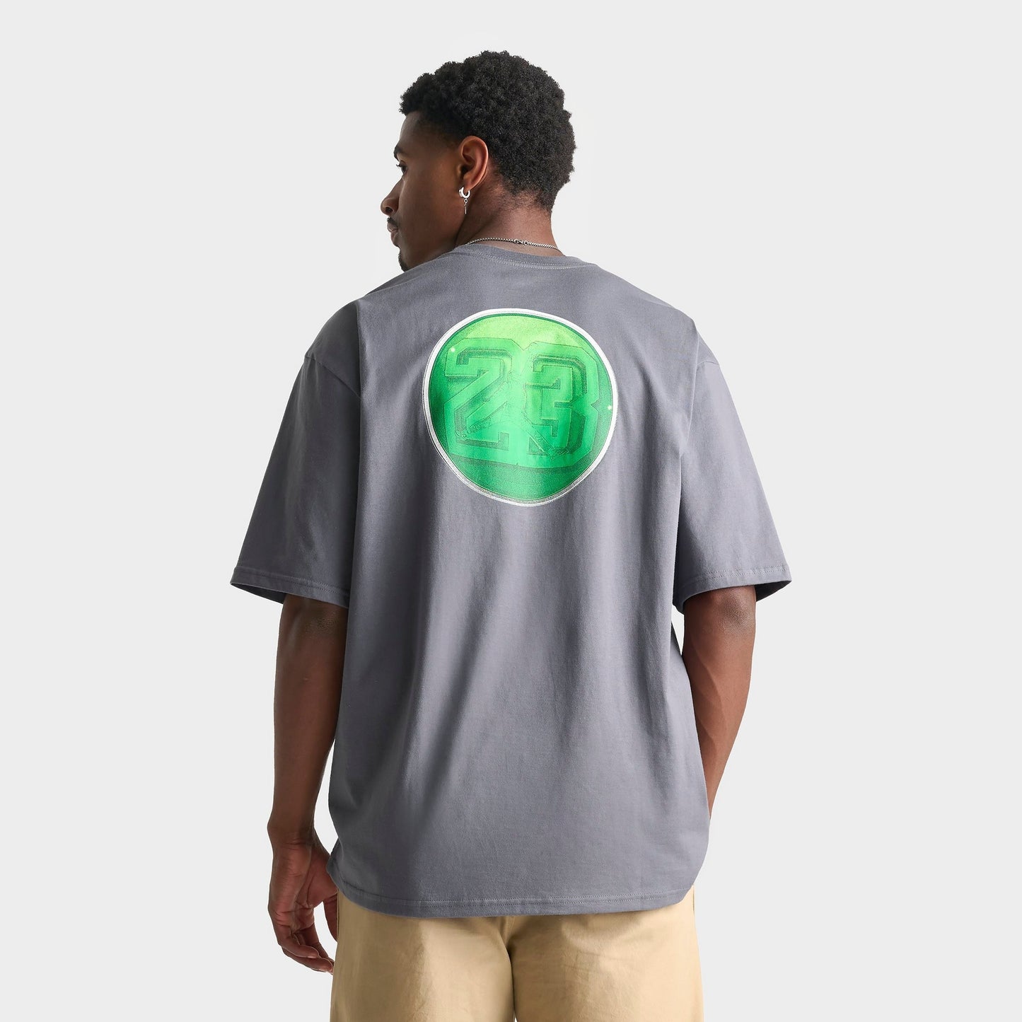 Men's Jordan 1985 AJ13 Flint T-Shirt - Flint Grey