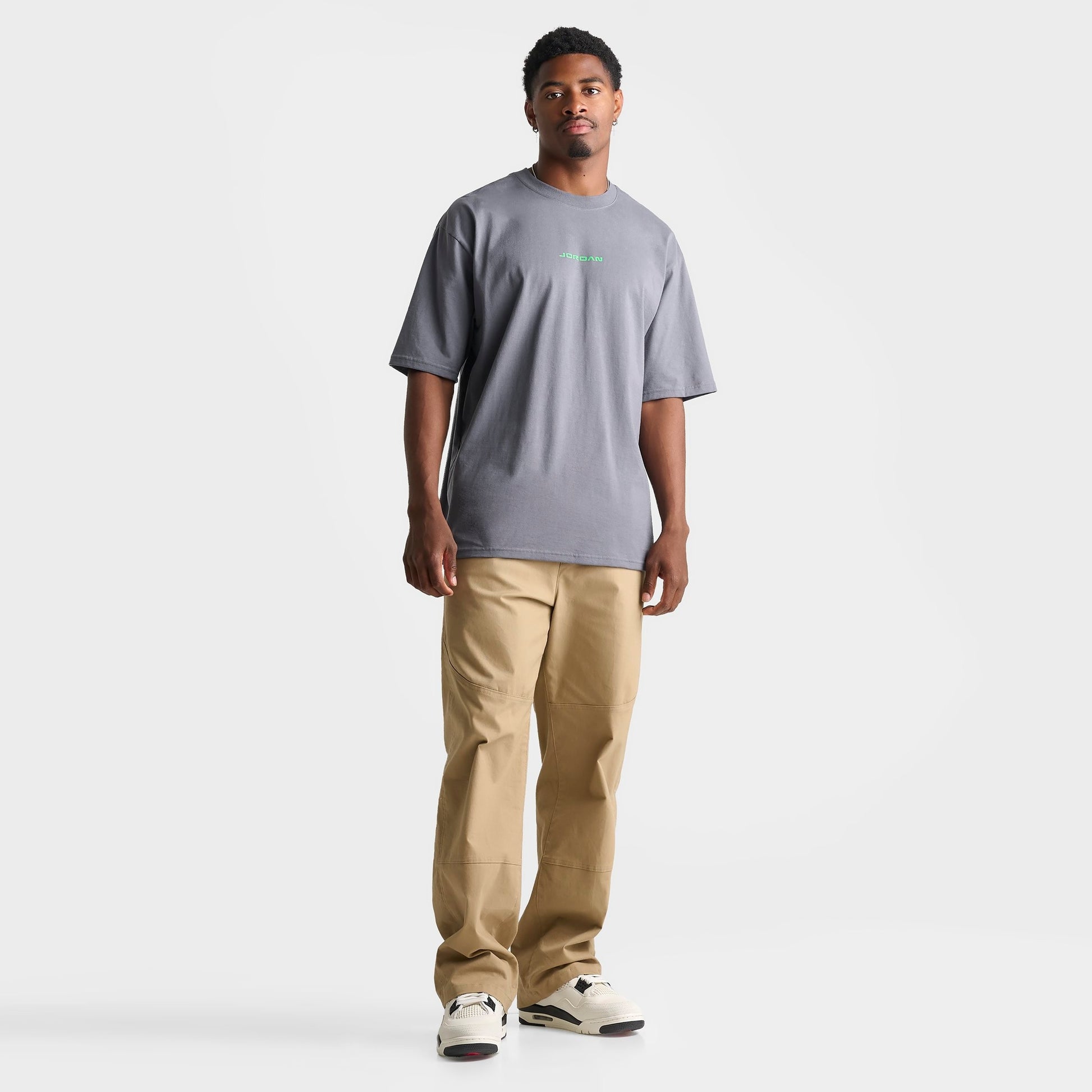 Men's Jordan 1985 AJ13 Flint T-Shirt - Flint Grey