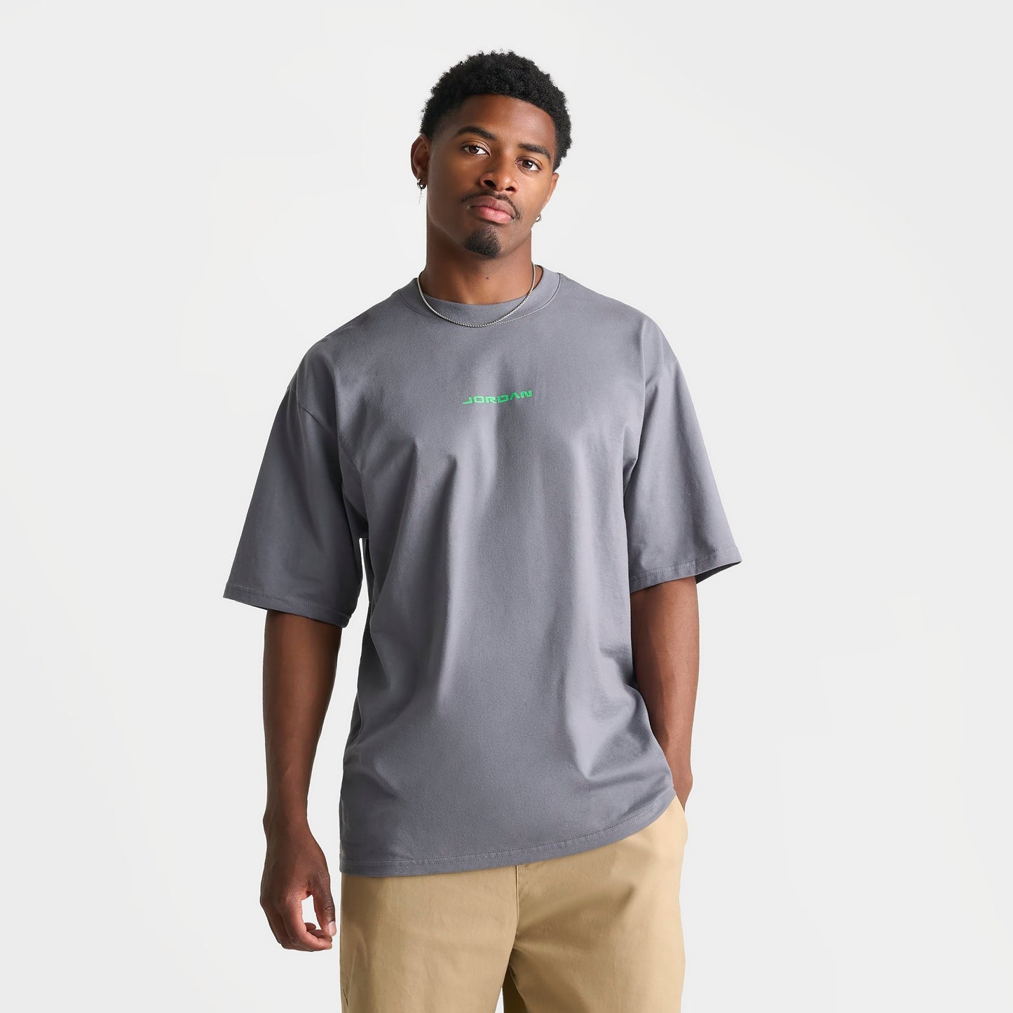 Men's Jordan 1985 AJ13 Flint T-Shirt - Flint Grey