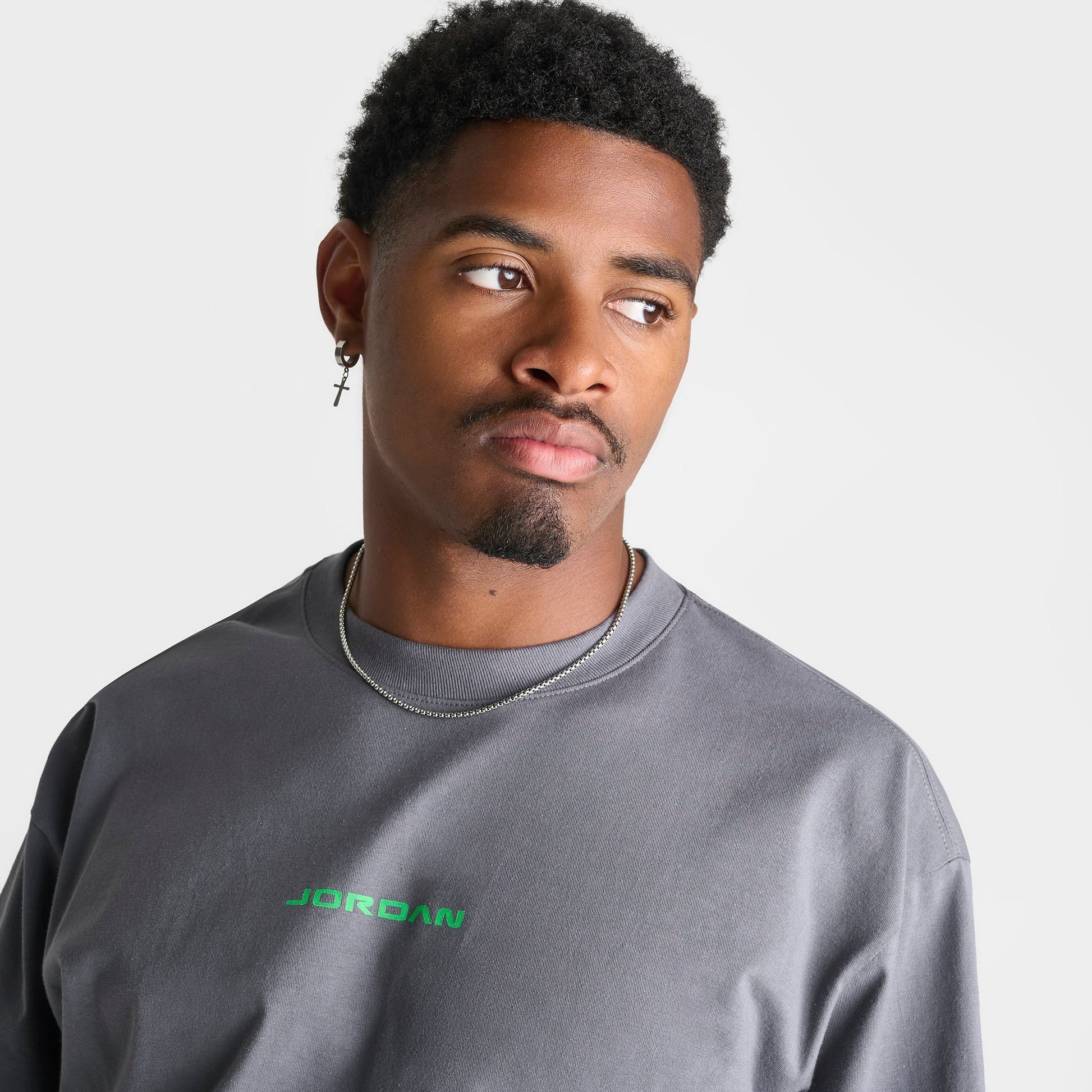 Men's Jordan 1985 AJ13 Flint T-Shirt - Flint Grey