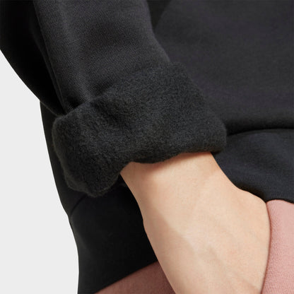 Women's adidas Sportswear Essentials Small Logo Feel Cozy Sweatshirt - Black/White