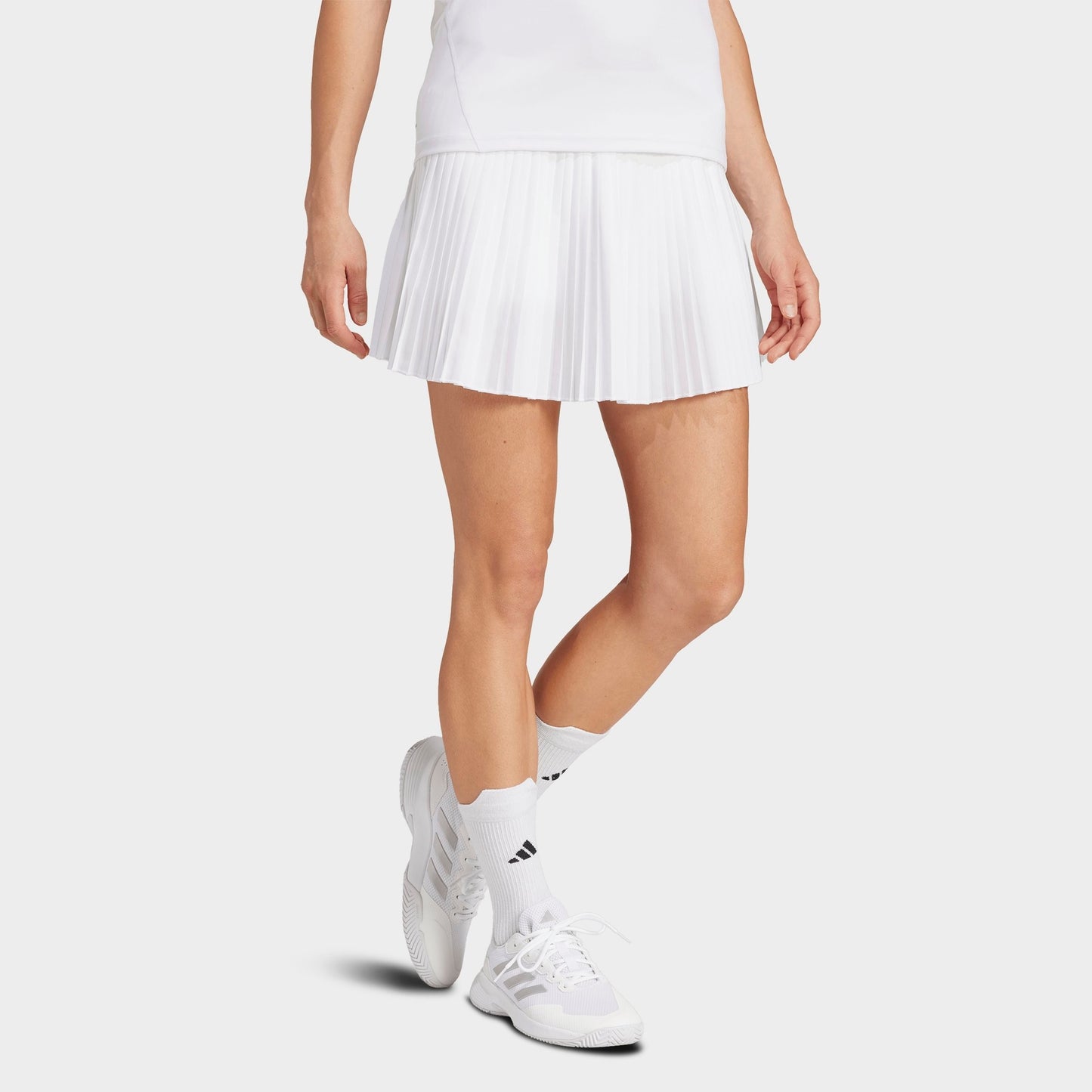 Women's adidas Club Pleated Climacool Tennis Skirt - White