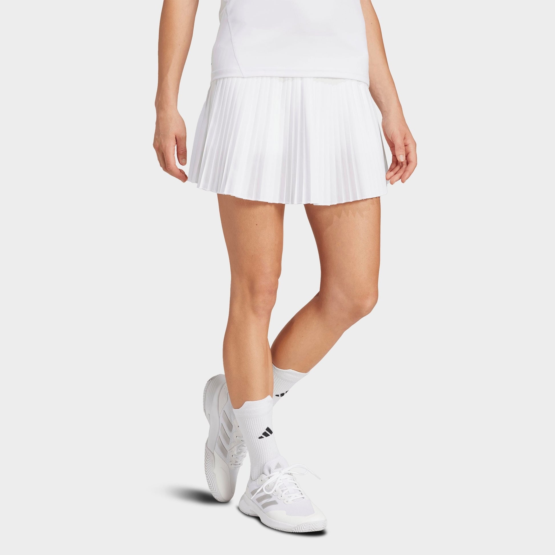Women's adidas Club Pleated Climacool Tennis Skirt - White