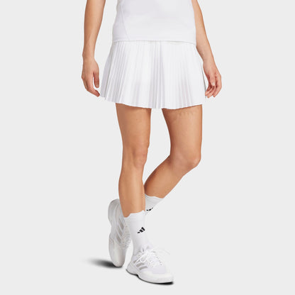 Women's adidas Club Pleated Climacool Tennis Skirt - White