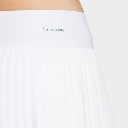Women's adidas Club Pleated Climacool Tennis Skirt - White