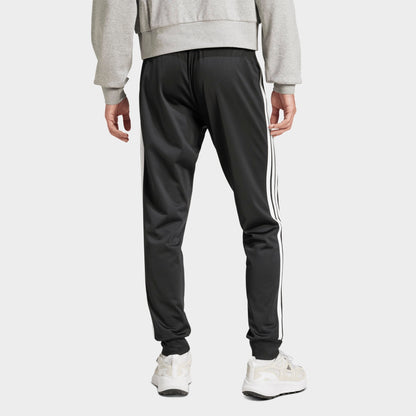 Men's adidas 3-Stripes Tricot Tapered Track Pants - Black/White