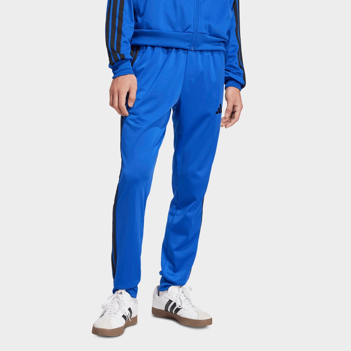 Men's adidas 3-Stripes Tricot Tapered Track Pants - Team Royal Blue