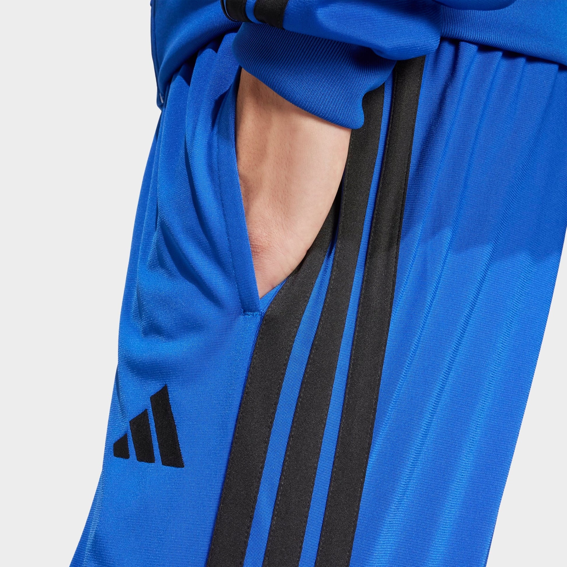 Men's adidas 3-Stripes Tricot Tapered Track Pants - Team Royal Blue