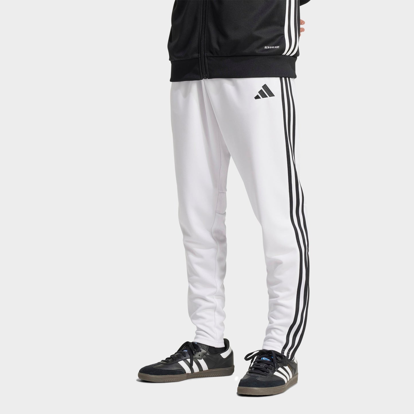 Men's adidas Tiro 25 Essentials Training Pants - White/Black