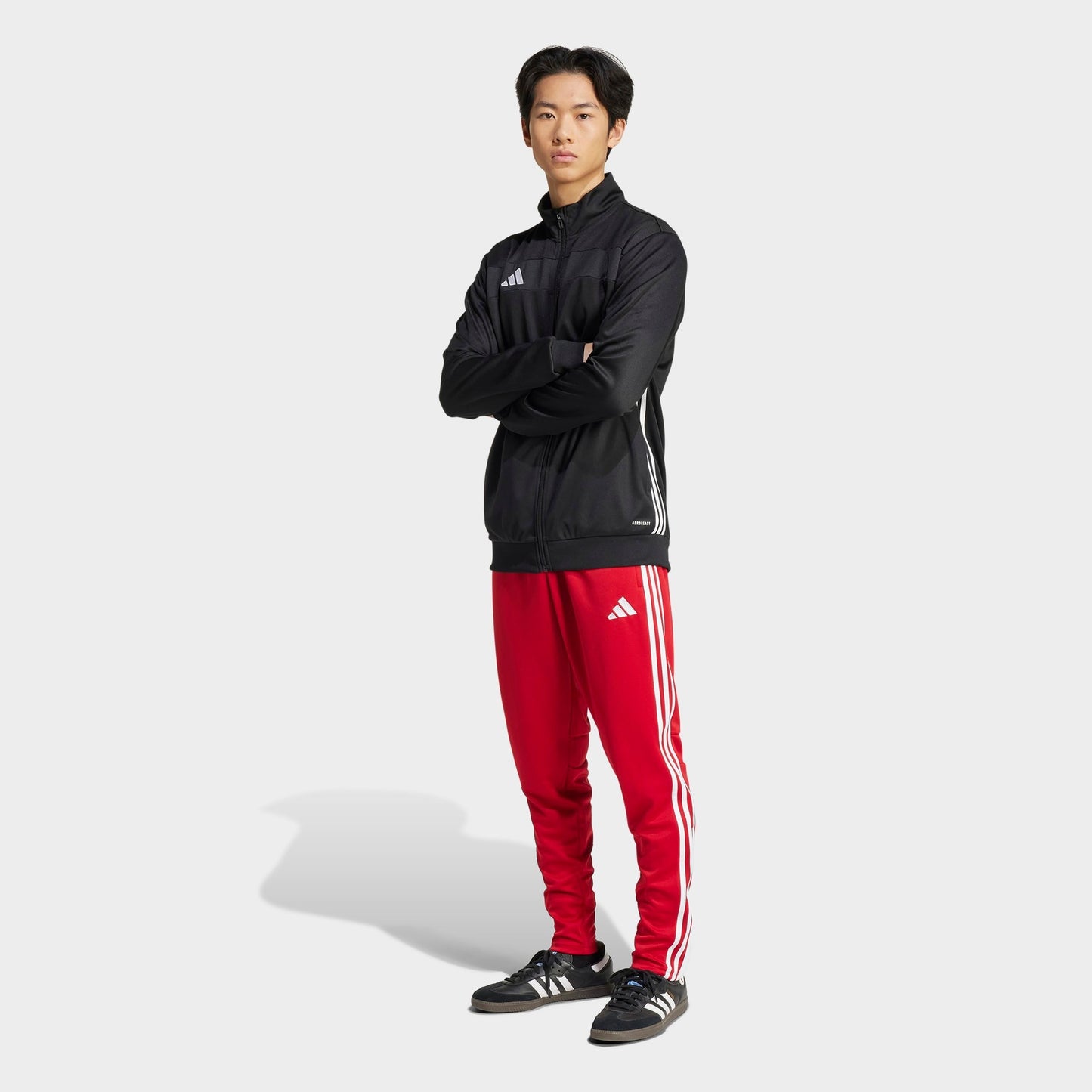 Men's adidas Tiro 25 Essentials Training Pants - Team Power Red/White
