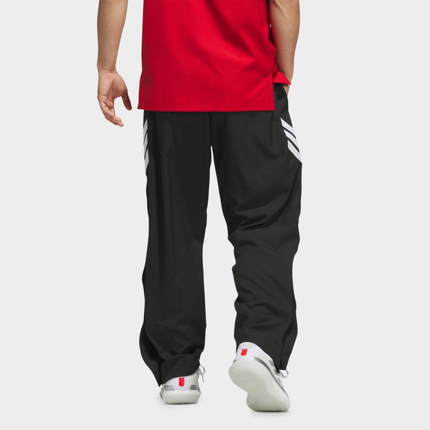 Men's adidas Crazy Lite Woven Basketball Pants - Black/White