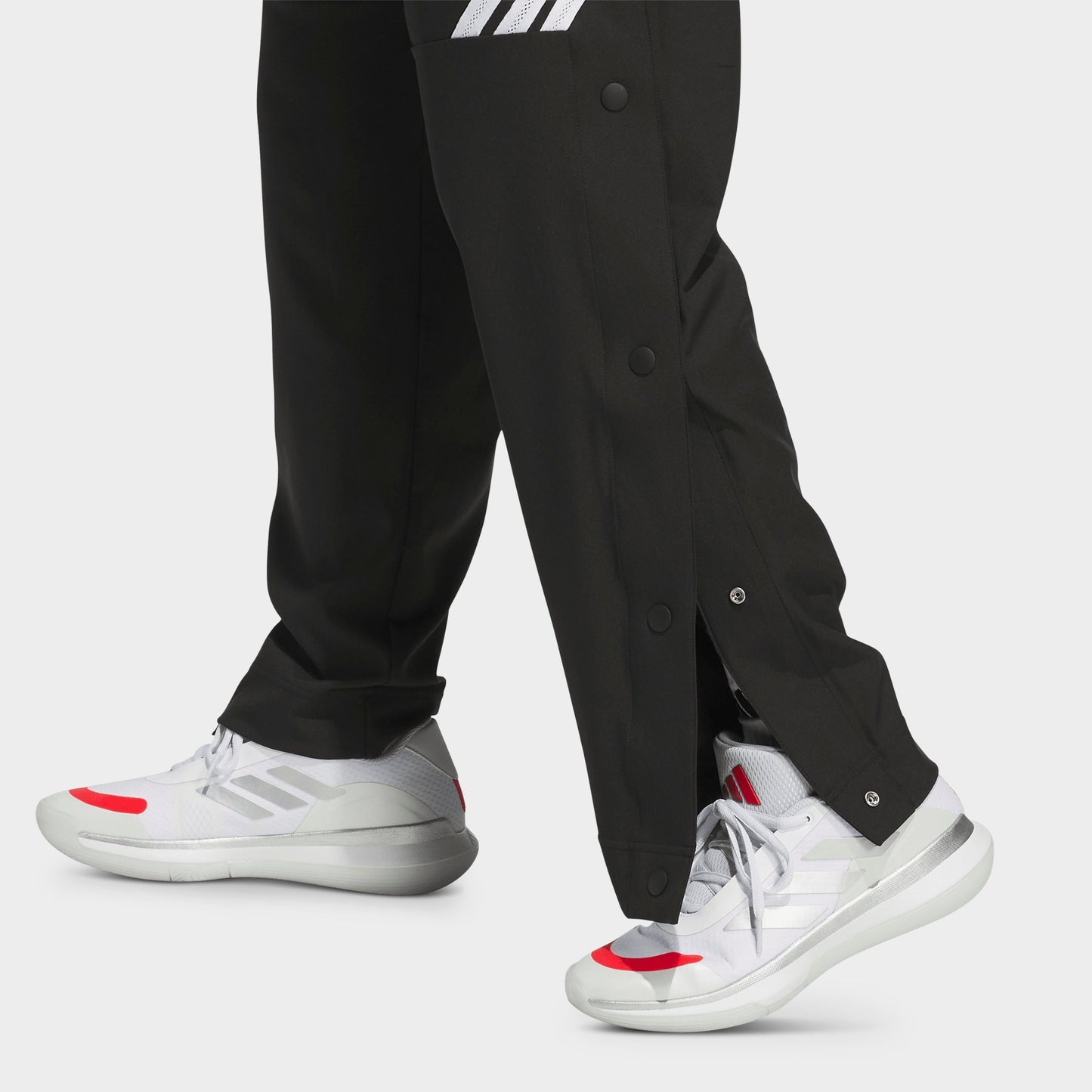 Men's adidas Crazy Lite Woven Basketball Pants - Black/White
