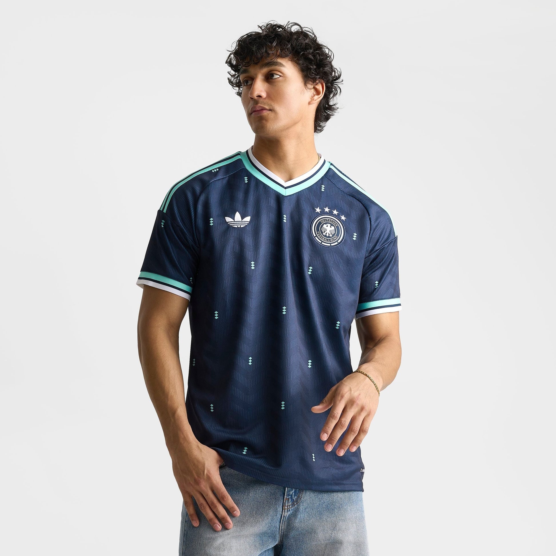 Men's adidas Germany 2026 Away Replica Soccer Jersey - Collegiate Navy