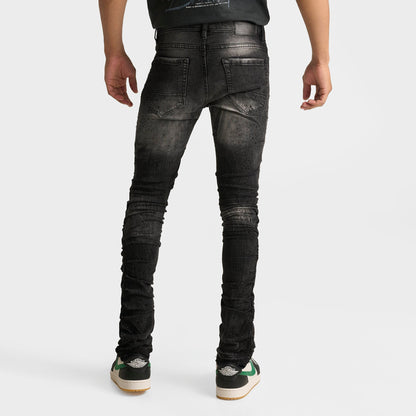 Men's Jordan Craig Rhinestone Slim Denim Jeans - Grey Wash