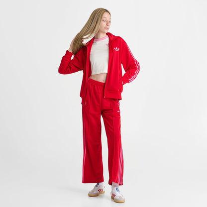Women's adidas Originals adicolor Classic Firebird Loose Track Top - Better Scarlet/Lucid Pink
