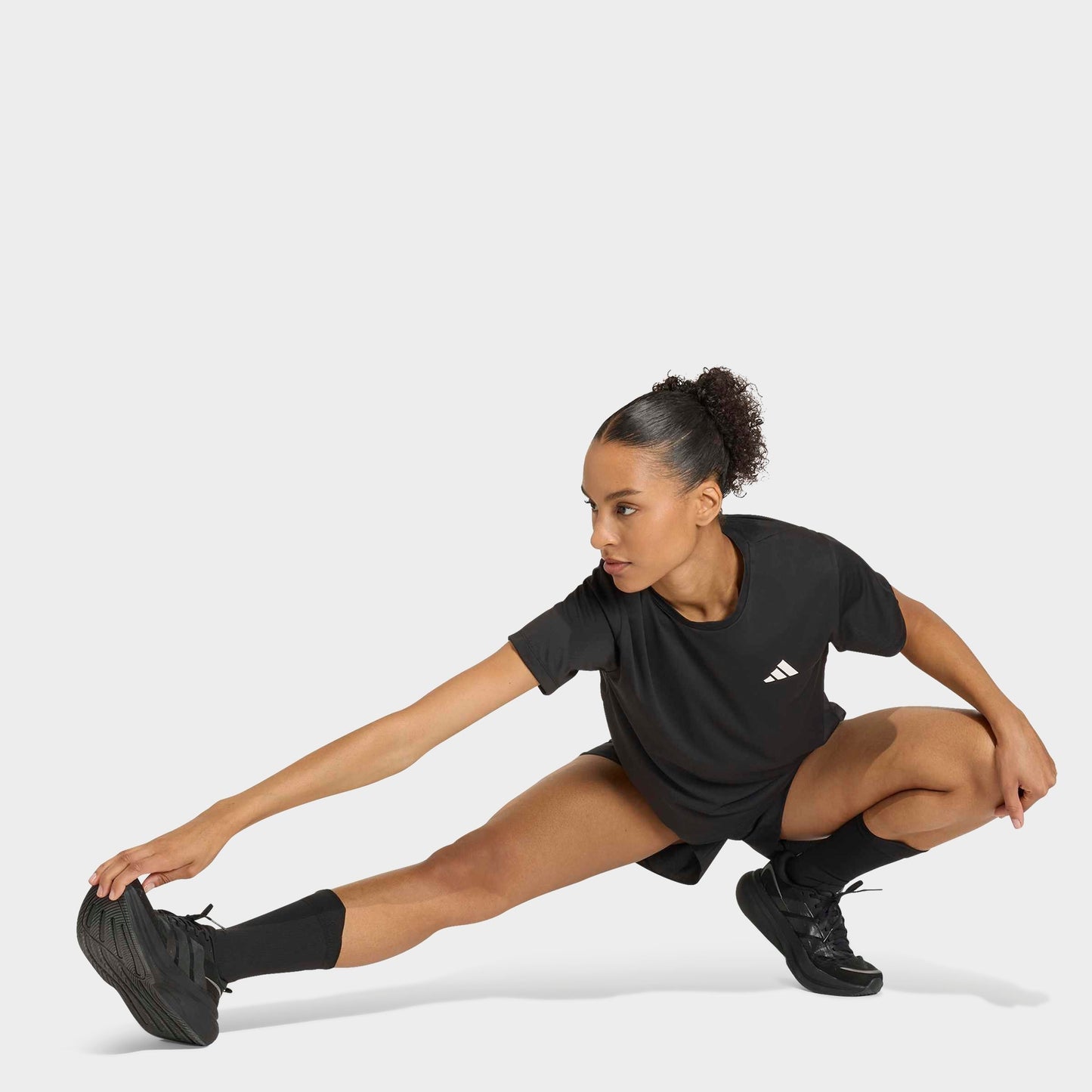 Women's adidas adi365 Iconic Climacool Running T-Shirt - Black