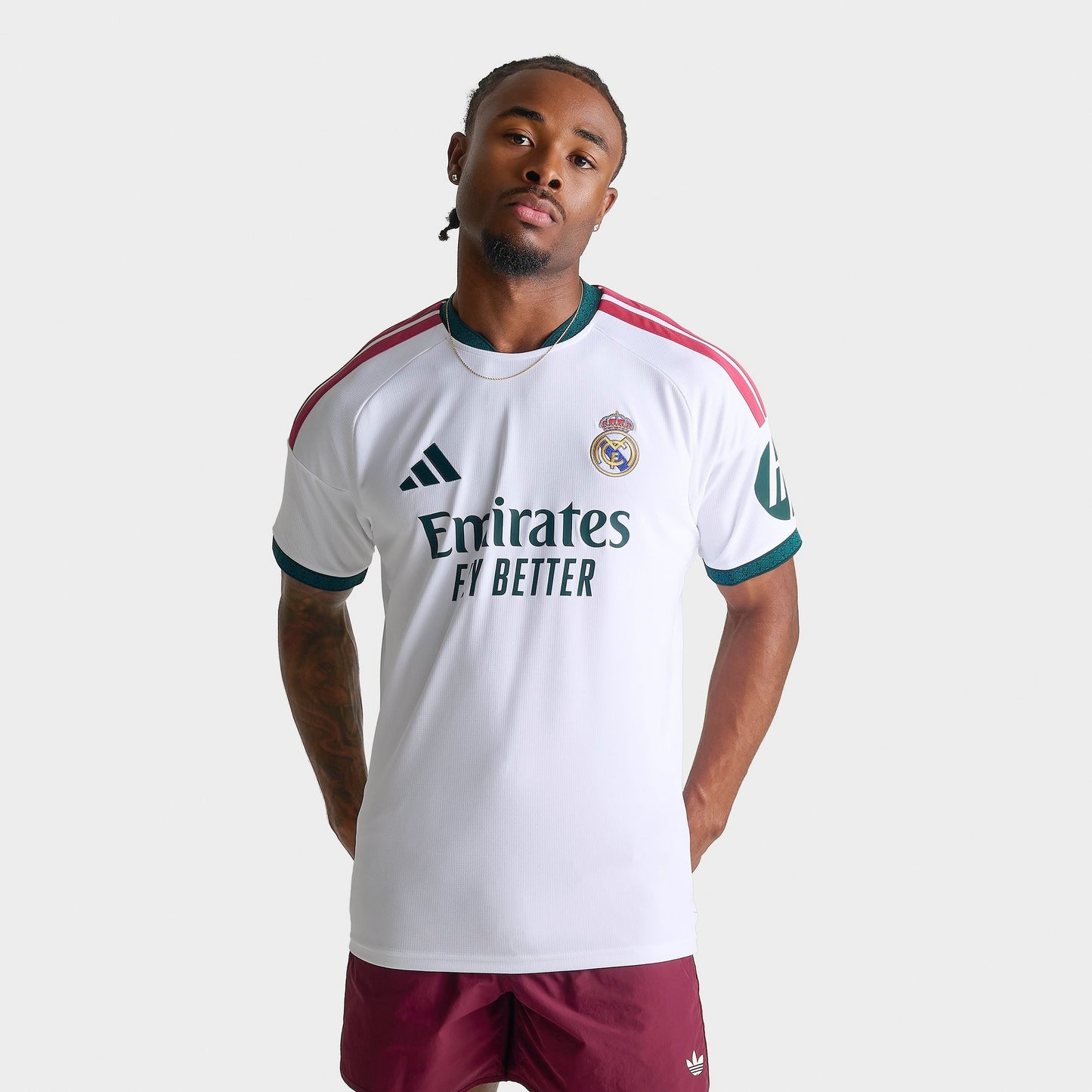 Men's adidas Real Madrid 26-27 Home Soccer Jersey - White