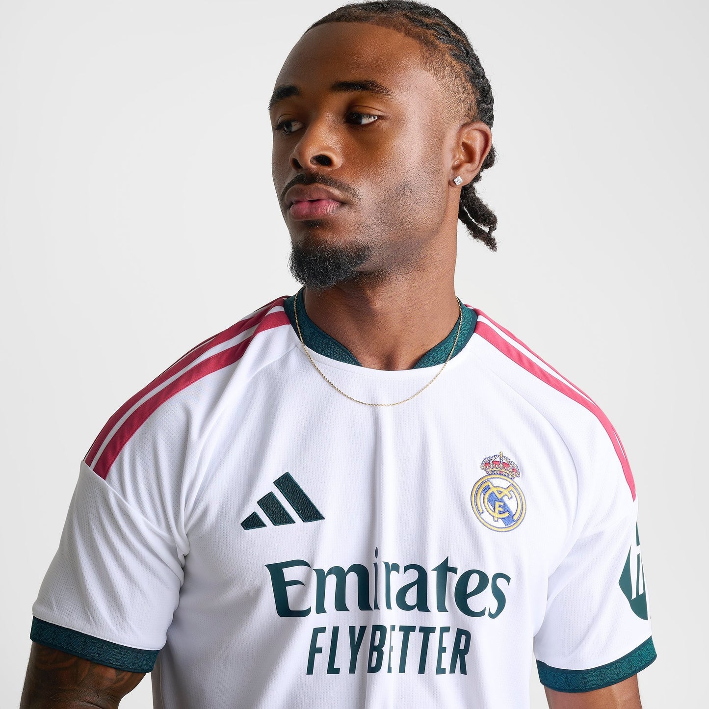 Men's adidas Real Madrid 26-27 Home Soccer Jersey - White