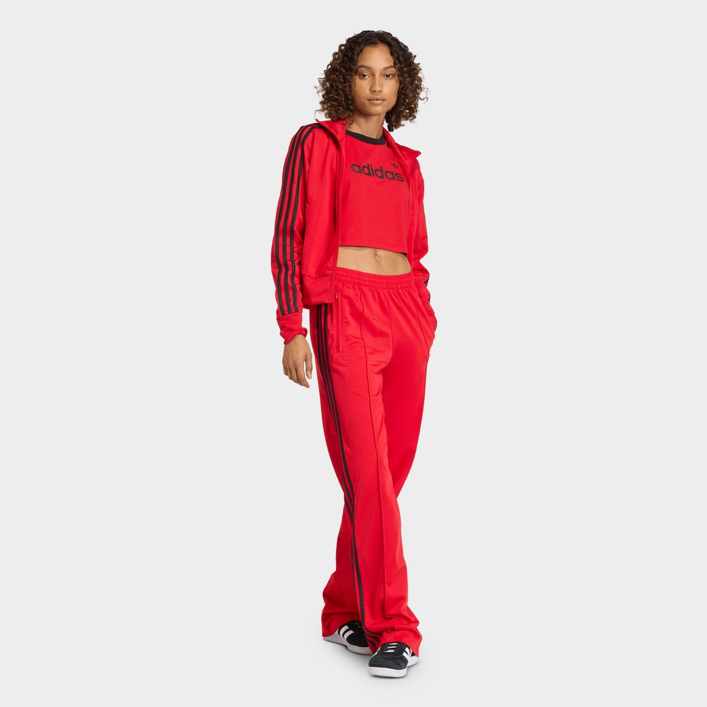 Women's adidas Originals Firebird Classic Track Pants - Better Scarlet/Black