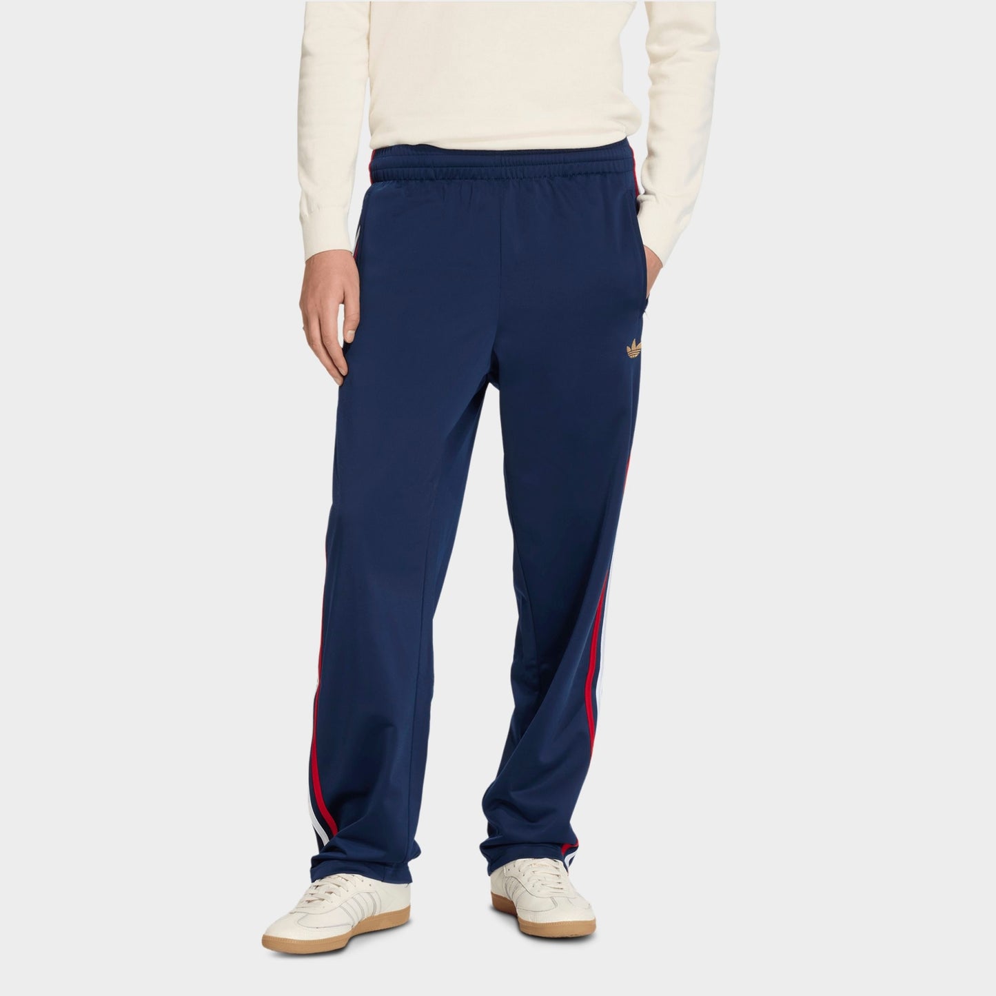 Men's adidas Originals adicolor Firebird Track Pants - Night Indigo/Better Scarlet/White