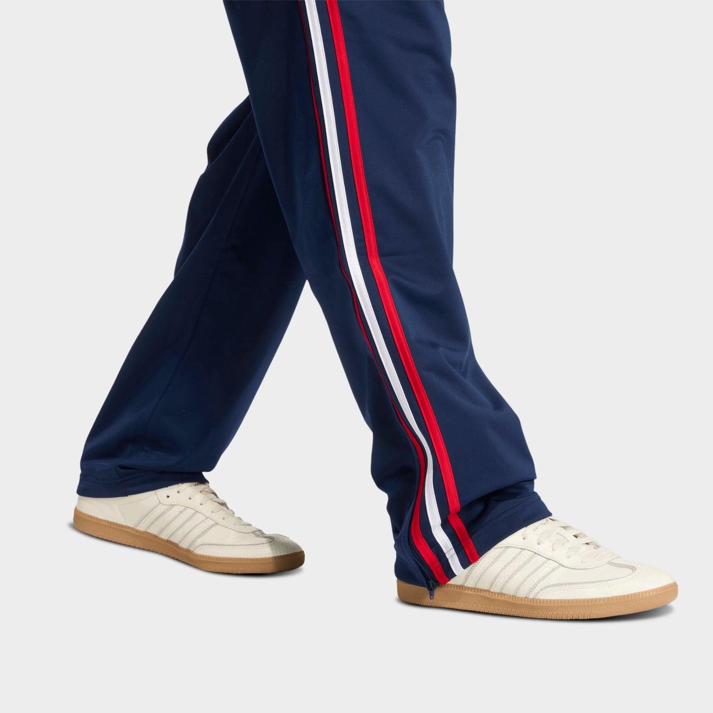 Men's adidas Originals adicolor Firebird Track Pants - Night Indigo/Better Scarlet/White