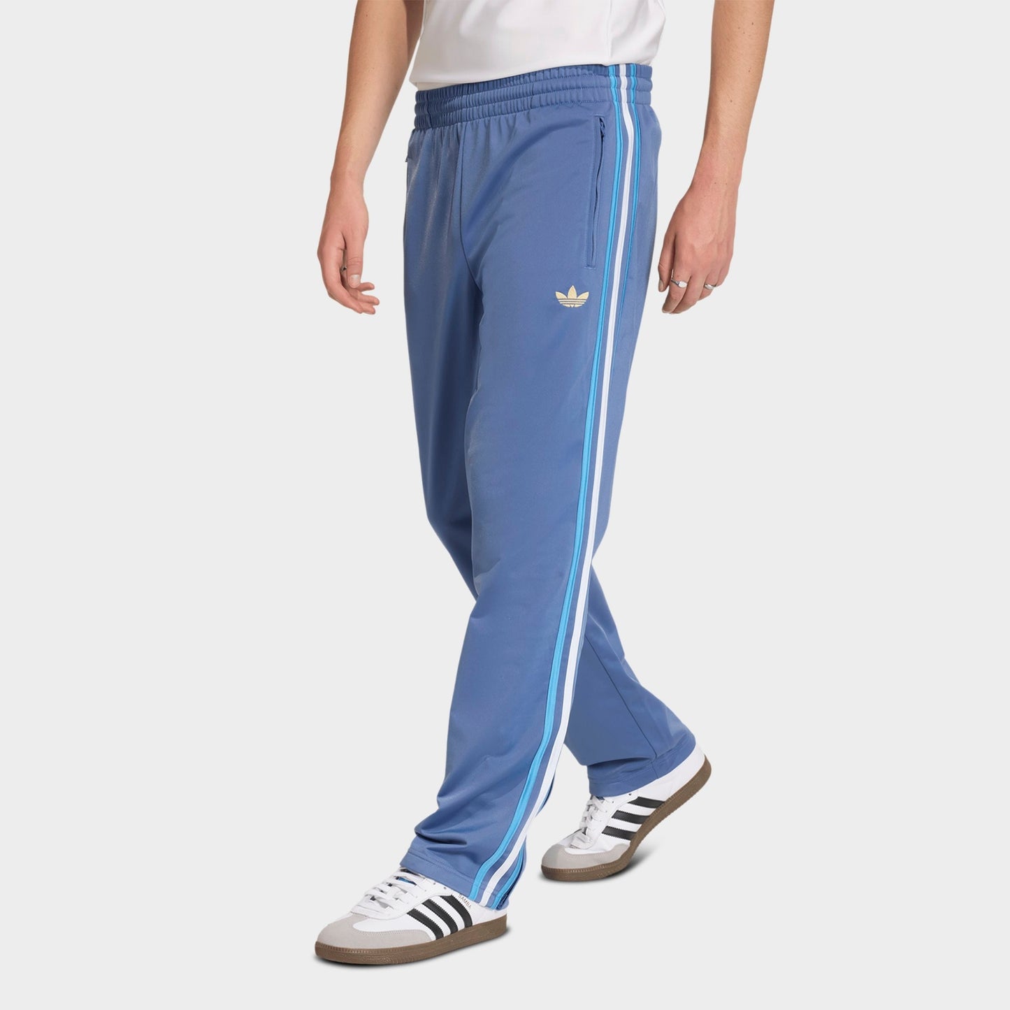 Men's adidas Originals adicolor Firebird Track Pants - Crew Blue/Light Blue/White